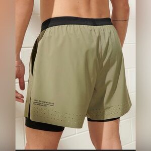YPB by Abercrombie&Fitch Men's 5" motionTEK Lined Flyaway Shorts Yoga NEW